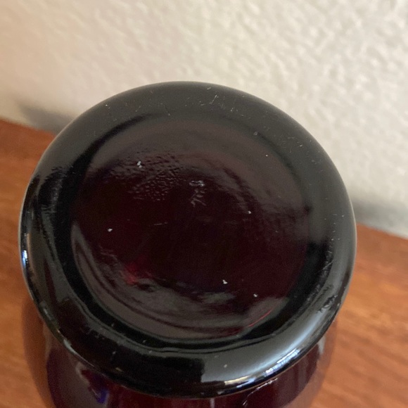 Vintage 40s RUBY-RED Glass Vase - Picture 4 of 7